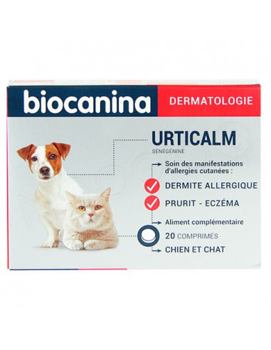 Biocanina Urticalm Chien et chat. 20 comprimés
