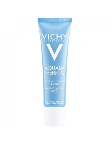 Vichy Aqualia Thermal Crème Réhydratante Riche Peau sèche à très sèche. 30ml -