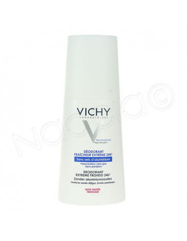 Vichy déodorant fraicheur extrême 24h. Vaporisateur 100ml
