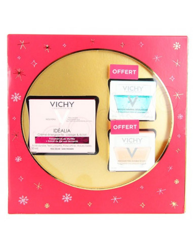 Vichy Idéalia Crème Energisante peau sèche Coffret Noël 2017