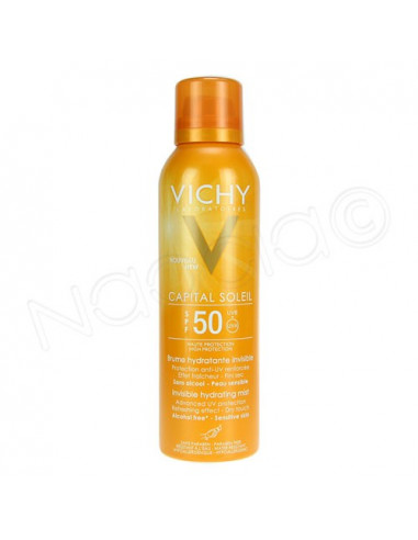Vichy Capital Soleil SPF50 Brume Hydratante Invisible. Spray 200ml