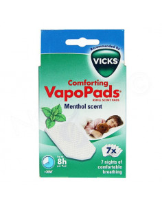 Vicks Comforting VapoPads Menthol. x7