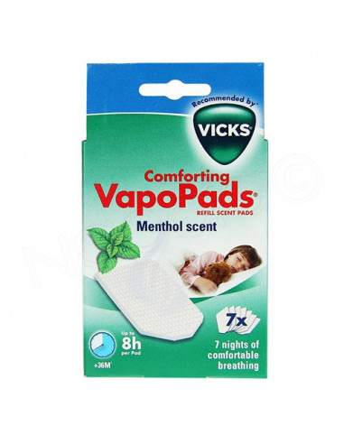 Vicks Comforting VapoPads Menthol. x7