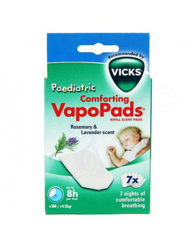 Vicks - VapoPads bébé senteur romarin et lavande