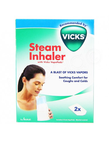 Vicks Steam Inhaler. x1 + 2 Vicks VapoPads inclus