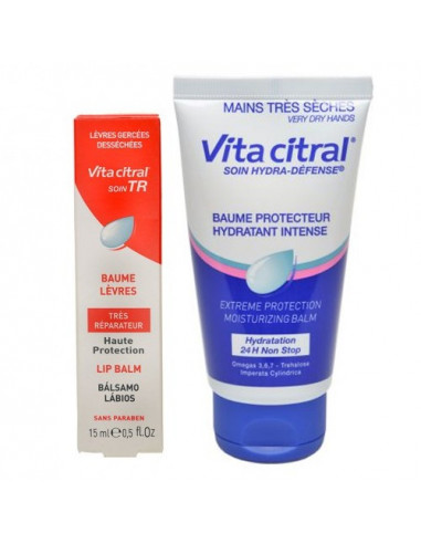 Vita Citral Baume Protecteur Intense Mains 30ml + Vita Citral TR Baume Lèvres 15ml