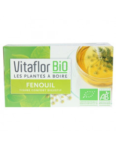 Vitaflor Bio Fenouil Tisane Confort Digestif. 18 sachets