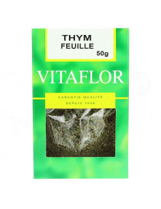 Vitaflor Thym Feuille Herboristerie. 50g