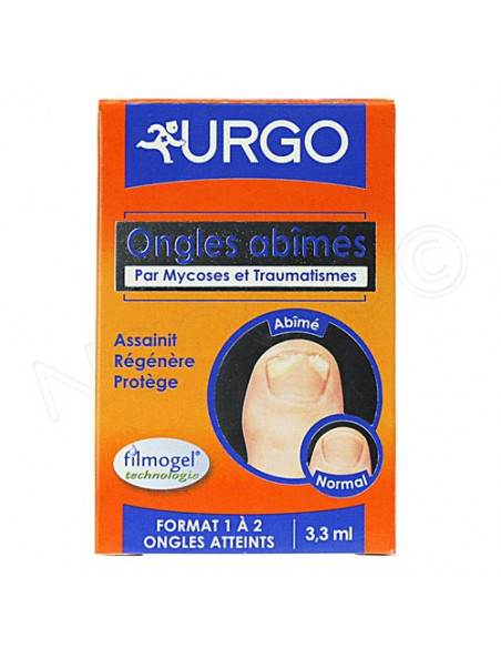 URGO Ongles abîmés par mycoses et traumatismes. Flacon 3.3ml