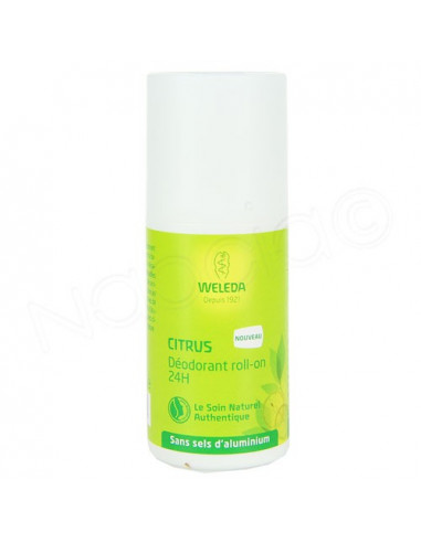 Weleda Citrus Déodorant Roll-on 24h sans sels d'aluminium