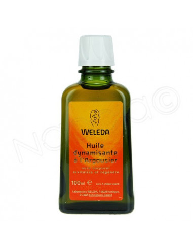 WELEDA SOINS CORPS Huile dynamisante à l'Argousier. Flacon de 100ml - ACL 7684148