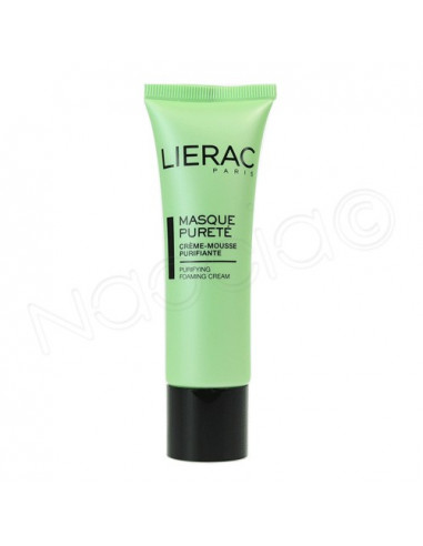 LIERAC Masque PURETE Crème-mousse purifiante. Tube 50ml