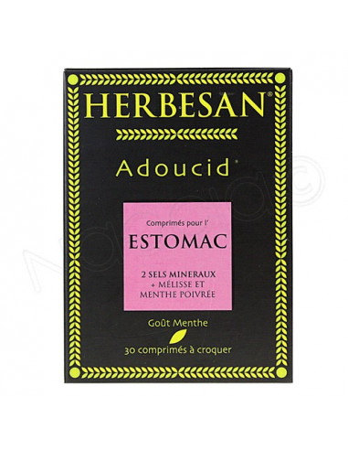 Herbesan Adoucid Estomac. 30 comprimés à croquer - ACL 4896944