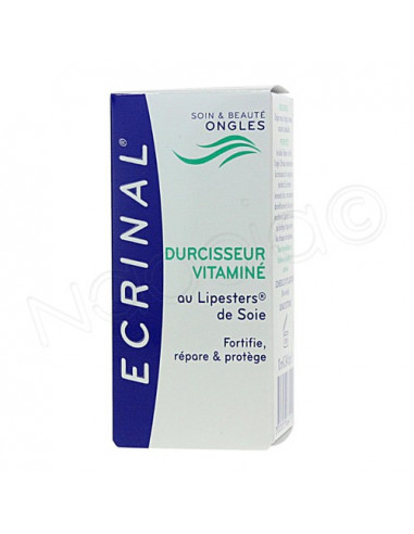 Ecrinal Ongles Durcisseur Vitaminé au Lipesters de Soie. Flacon de 10ml