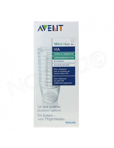 Avent Système de Conservation 10 Pots de 180 ml