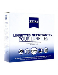 Zeiss Lingettes Nettoyantes Microfibres pour Lunettes. x30