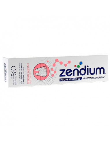 Zendium Professionnel Dentifrice Dents Sensibles - soulage et renforce. 75ml
