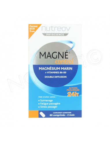 Magné Control Magnésium Marin Double diffusion. 60 comprimés