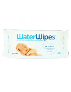 WaterWipes Lingettes bébés les plus pures au monde 60 lingettes