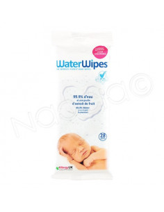 WaterWipes Lingettes bébés les plus pures au monde 28 lingettes