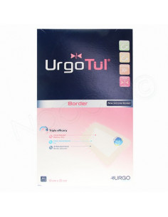 UrgoTul Border Pansement Hydrocellulaire Adhésif TLC 10x25cm - Boite de 10