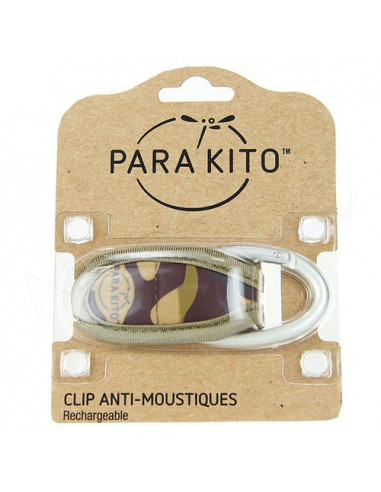 Para'Kito Clip Anti-Moustiques rechargeable Camouflage