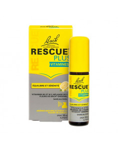 Fleurs de Bach Rescue Plus Vitamines. 20ml Spray 20 ml