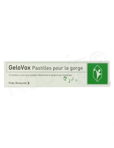 GeloVox Pastilles la Gorge 20 pastilles à sucer Pohl Boskamp - 2