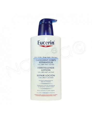 Eucerin Emollient Corps Réparateur 10% Urée. Flacon pompe 400ml