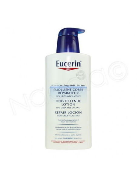 Eucerin Emollient Corps Réparateur 10% Urée. Flacon pompe 400ml