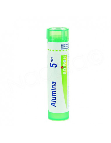 Alumina tube Granules Boiron. 4g 5CH vert