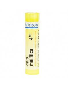 Apis Mellifica Tube Granules Boiron. 4g 4CH jaune