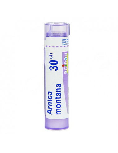 Arnica Montana tube granules Boiron. 4g 30CH violet