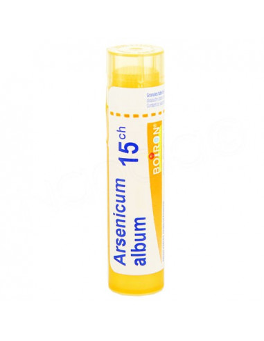 Arsenicum Album Tube Granules Boiron. 4g 15CH orange