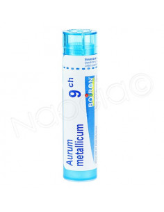 Aurum Metallicum tube granules Boiron. 4g 9CH bleu