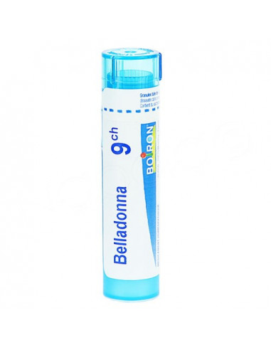 Belladonna Tube Granules Boiron. 4g 9CH bleu