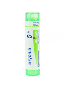 Bryonia Tube Granules Boiron. 4g 5CH vert