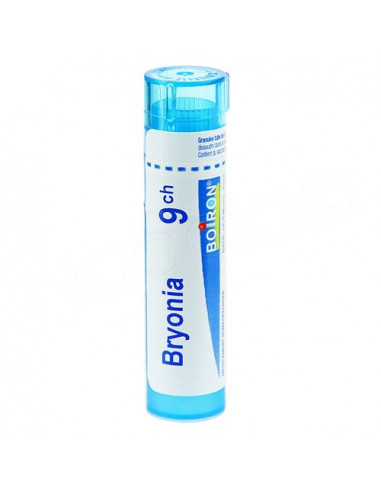 Bryonia Tube Granules Boiron. 4g 9CH bleu