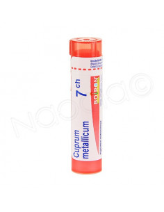 Cuprum Metallicum tube granules Boiron. 4g 7CH rouge