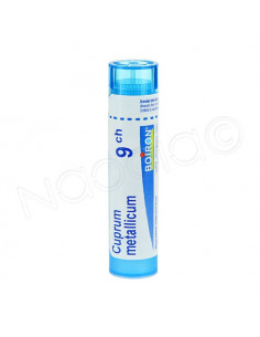 Cuprum Metallicum tube granules Boiron. 4g 9CH bleu