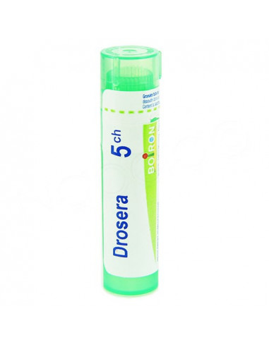 Drosera Tube Granules Boiron. 4g 5CH vert