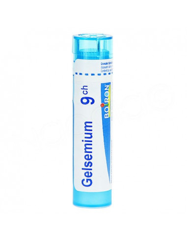 Gelsemium tube granules Boiron. 4g 9CH bleu