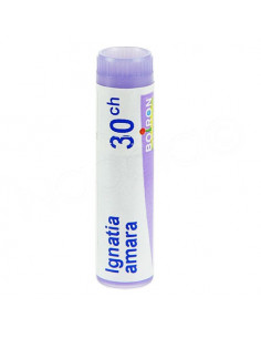 Ignatia Amara tube dose Globules Boiron. 1g 30CH violet