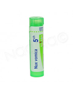 Nux Vomica Tube Granules Boiron. 4g 5CH vert