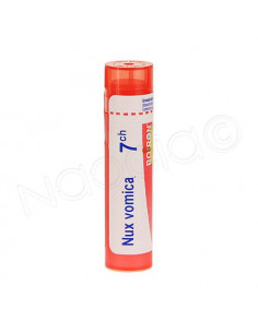 Nux Vomica Tube Granules Boiron. 4g 7CH rouge