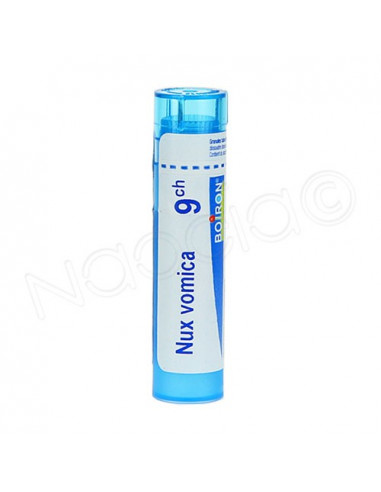 Nux Vomica Tube Granules Boiron. 4g 9CH bleu