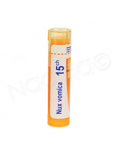 Nux Vomica Tube Granules Boiron. 4g 15CH orange