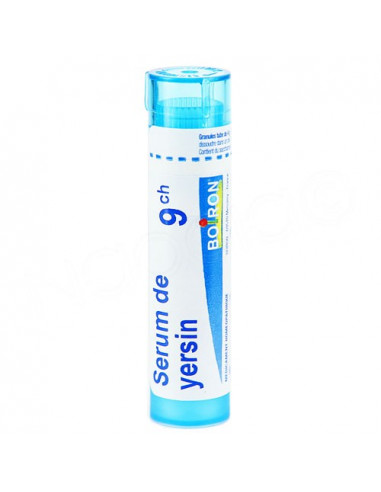 Serum de Yersin Tube Granules Boiron. 4g 9CH bleu