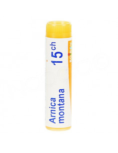 Arnica Montana tube dose Globules Boiron. 1g 15CH orange