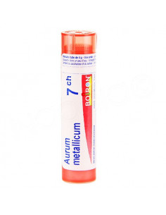Aurum Metallicum tube granules Boiron. 4g 7CH rouge